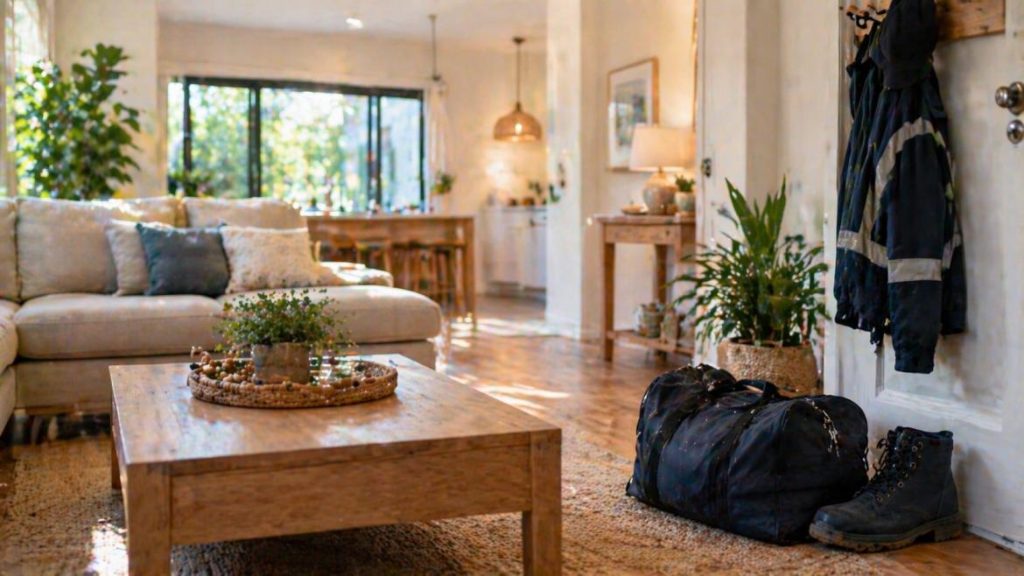 Clean home prepared for a FIFO worker returning home in Mandurah, representing FIFO cleaning services.